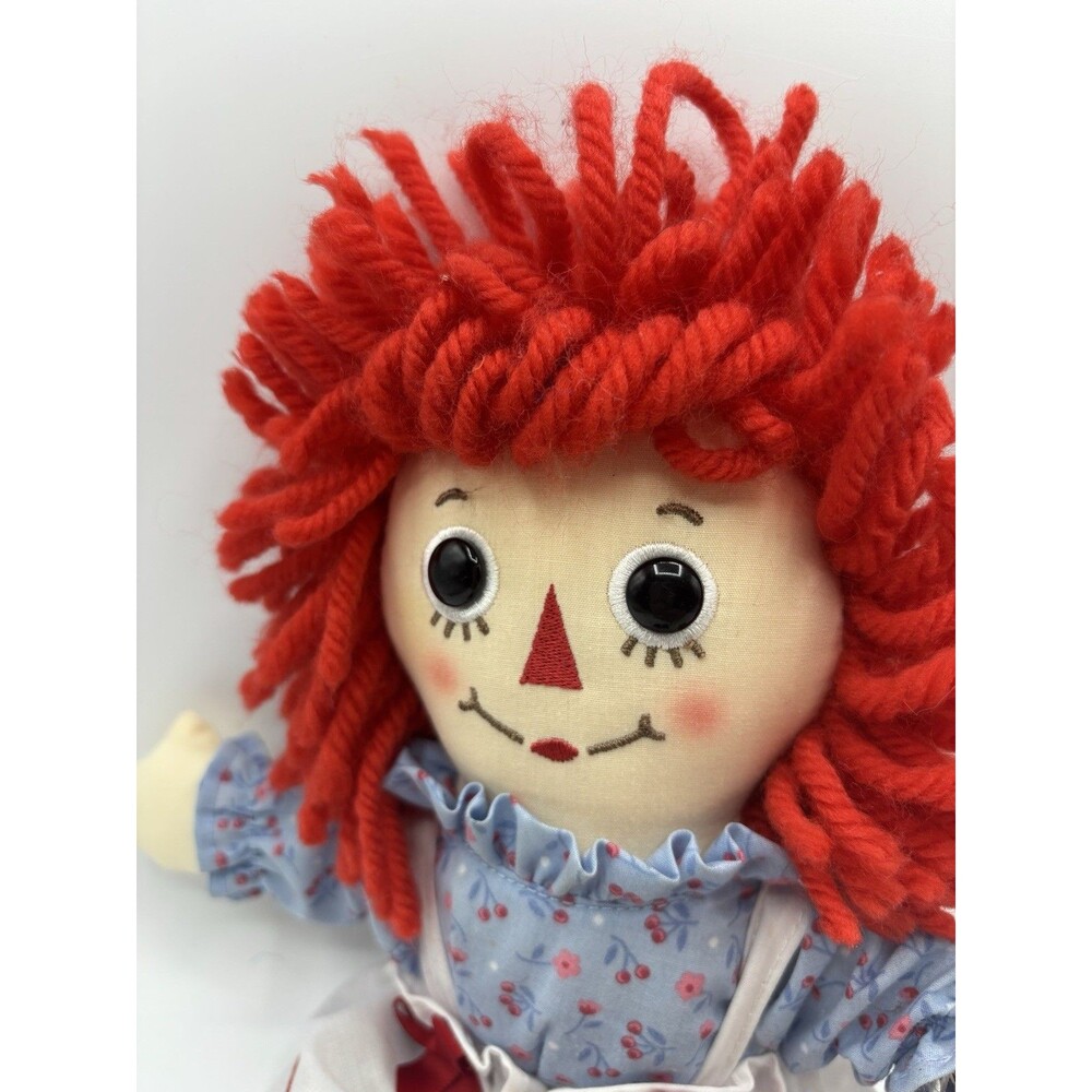 Handmade By Aurora Hasbro Raggedy Ann Plush 14" Doll With Tag - Picture 13 of 15